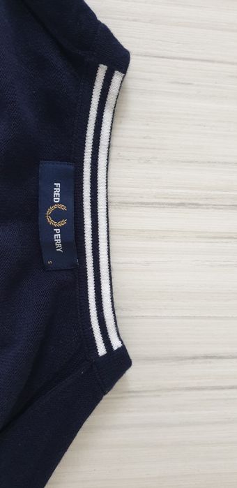 Fred Perry Wool/ Cotton  S НОВО!  ОРИГИНАЛ! Мъжки  Вълнен Пуловер!