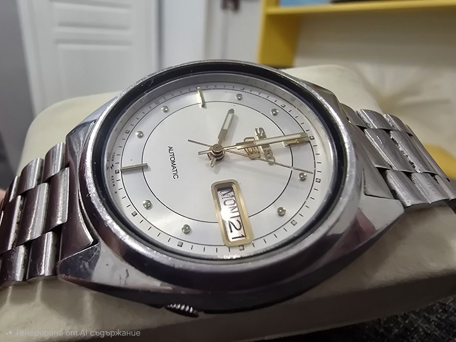 Класически мъжки часовник Seiko 5 Automatic - винтидж стил и надежднос