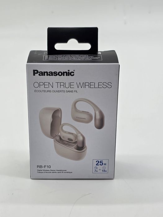 Casti Wireless Panasonic RBF10DEC, reducere zgomot, bej, in-ear, SIGIl