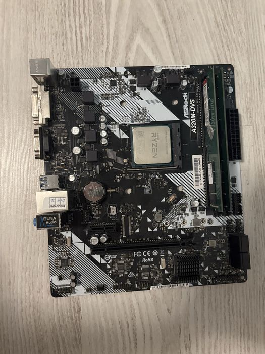 Kit PC – Ryzen 7 Pro 2700 + 16GB DDR4 + ASRock A320M-DVS