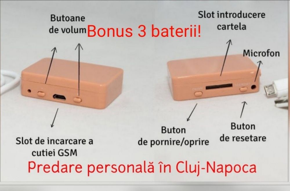 Vand/Inchiriez casca de copiat japoneza cu cutiuta gsm fara fire