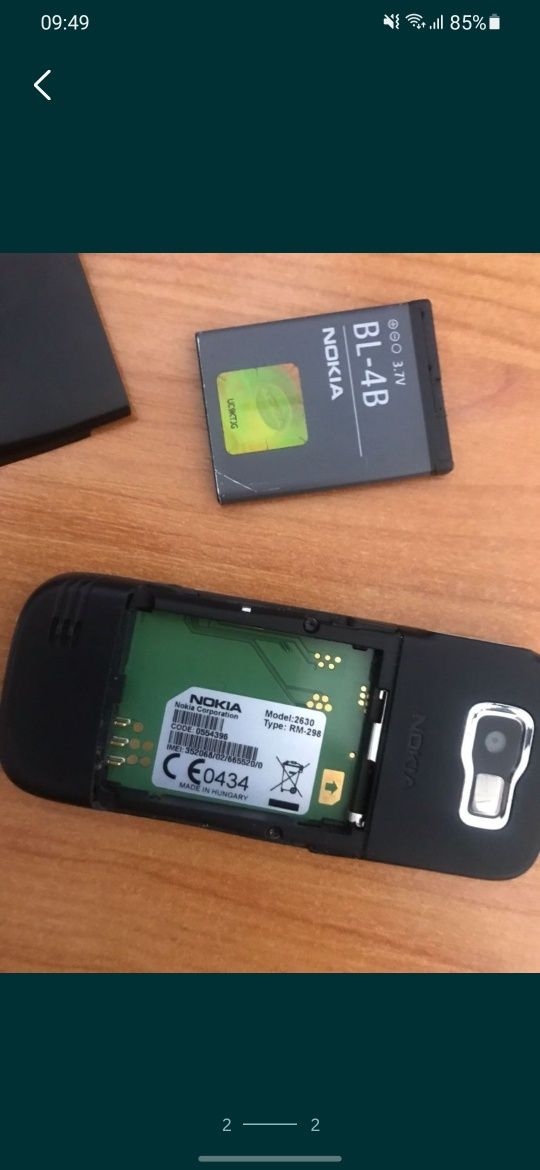 Nokia cu butoane 2630