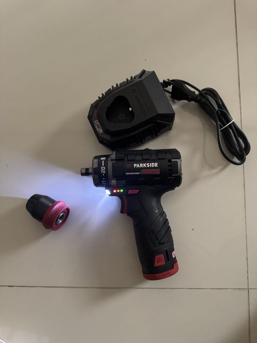 Parkside Performance PBSPA 12 E4.Mașină de găurit și înșurubat