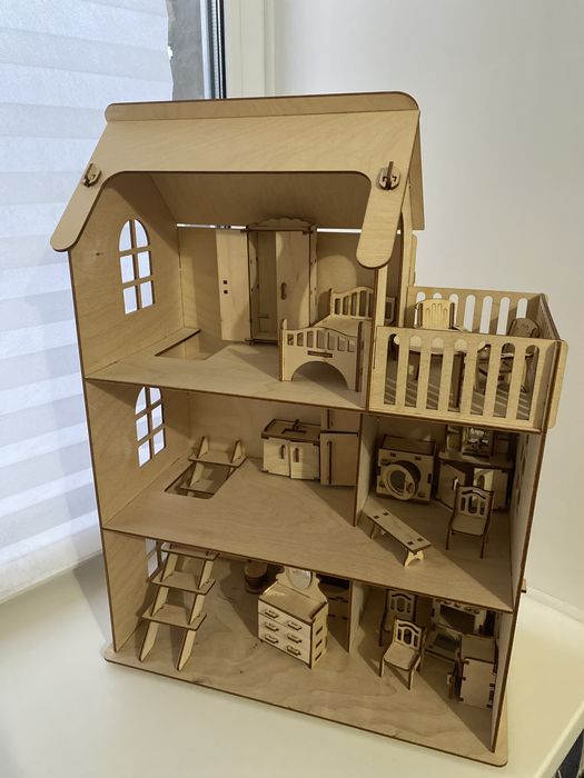 Игрушка Деревянный домик