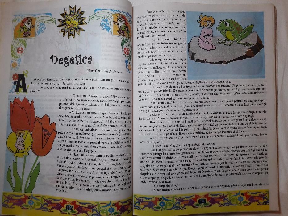 Carti cu povesti si desene de copii, in lb romana, engleza si franceza