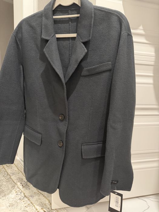 Одежда,  женское новое полупольто, производство Корея , цвета графит,