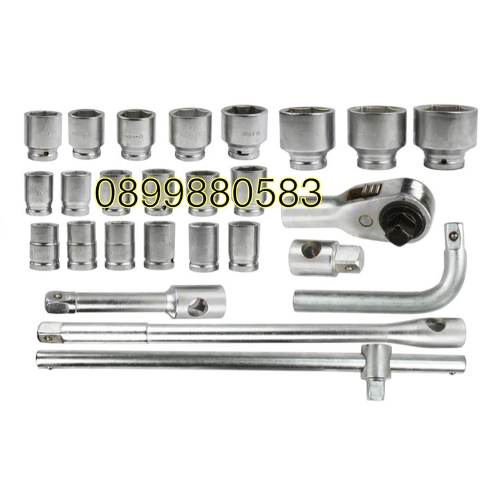 Комплект гедоре 26 части 3/4" и 1" 21 – 65 мм