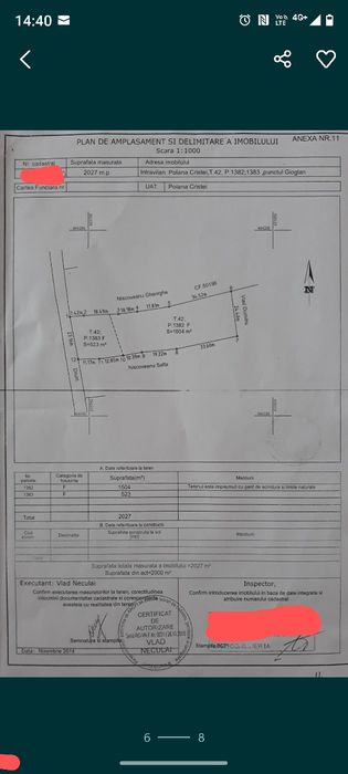 Teren intravilan sat Poiana Cristei