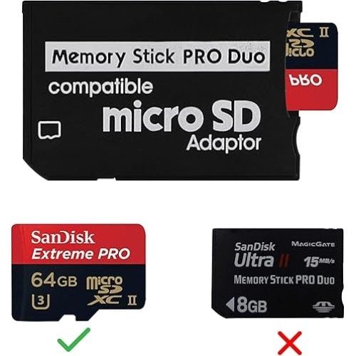 Adaptor PSP micro SD - Memory Stick PRO Duo