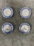 Set capace jante aliaj Mercedes Benz 75MM gri negru albastru