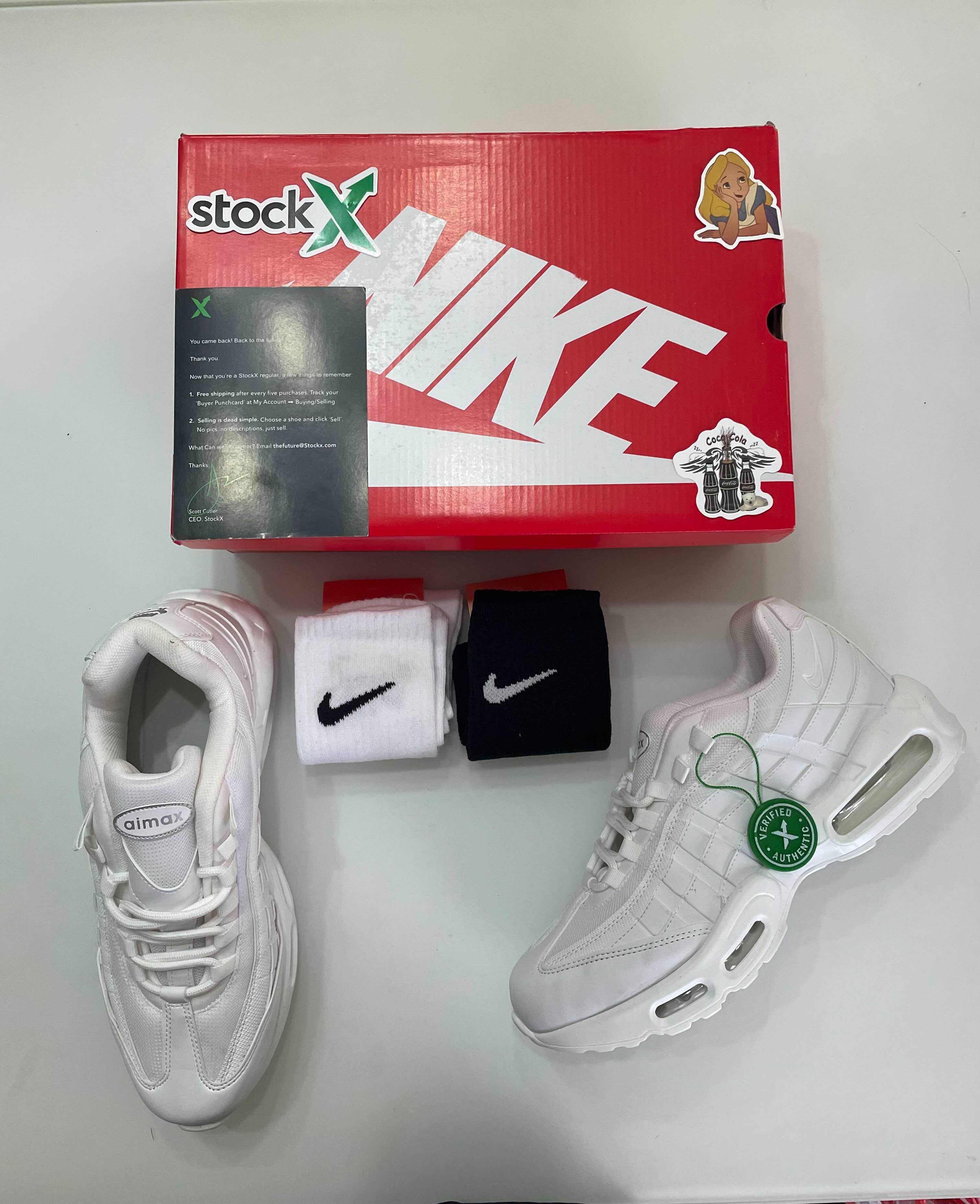 Найк Nike Air Max 95 Triple White (от/до 40-45 номер)