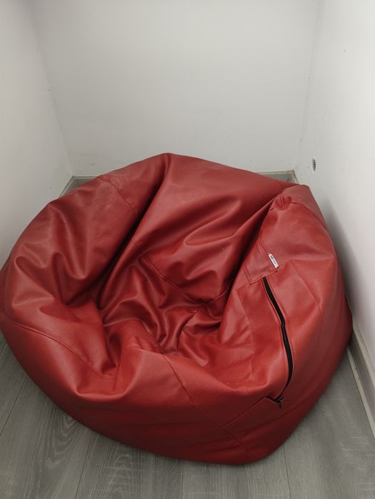 Fotoliu puf bean bag rosu