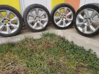 Set jante  aliaj complete R 17 Originale și capace originale Audi