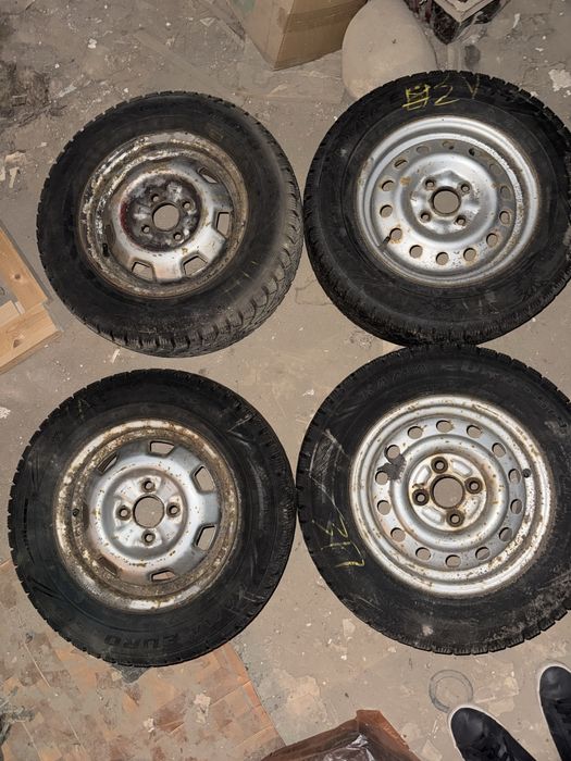 Зимние шины со стальными дисками