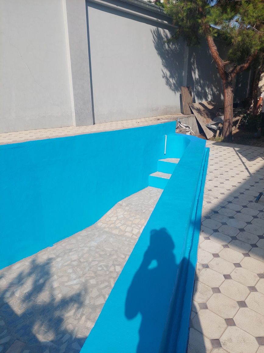 Реставрация крашенных бассейнов