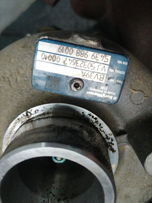 turbina  bsw 1.9 tdi skoda roomster fabia 2 vw polo 9n  54399880019