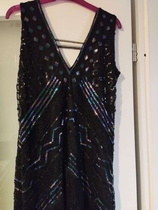 Rochie gala cu franjuri