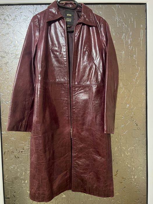 Pardesiu piele Mango