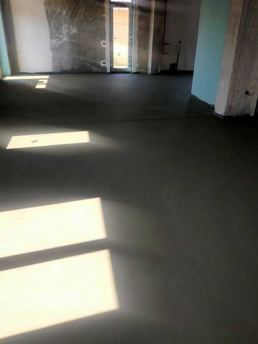 Șapă mecanizată elicopterizata pentru încălzirea în pardoseală