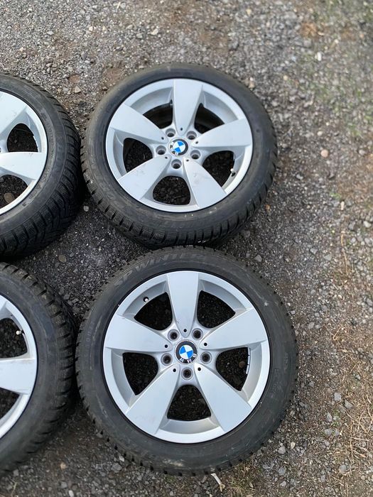 Jante aliaj 5x120 bmw seria 3 seria 5 cu anvelope iarna 225 50 17
