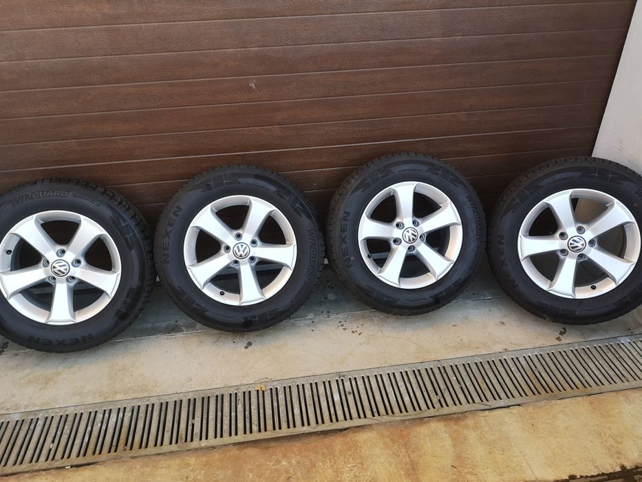 Jante vw tiguan 5x112 R16, cauciucuri 215 65 R16
