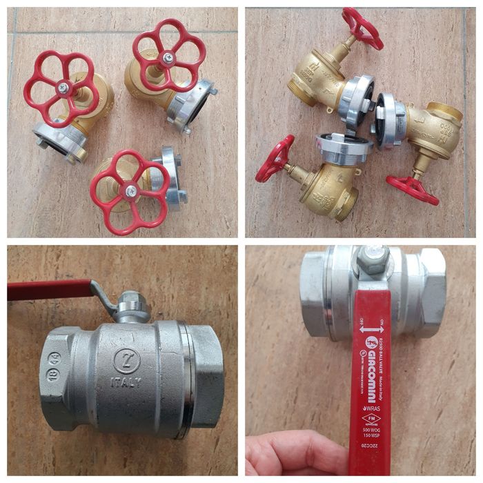 Robineti hidrant interior ( bronz )/ Robinet sfera cromat Giacomini