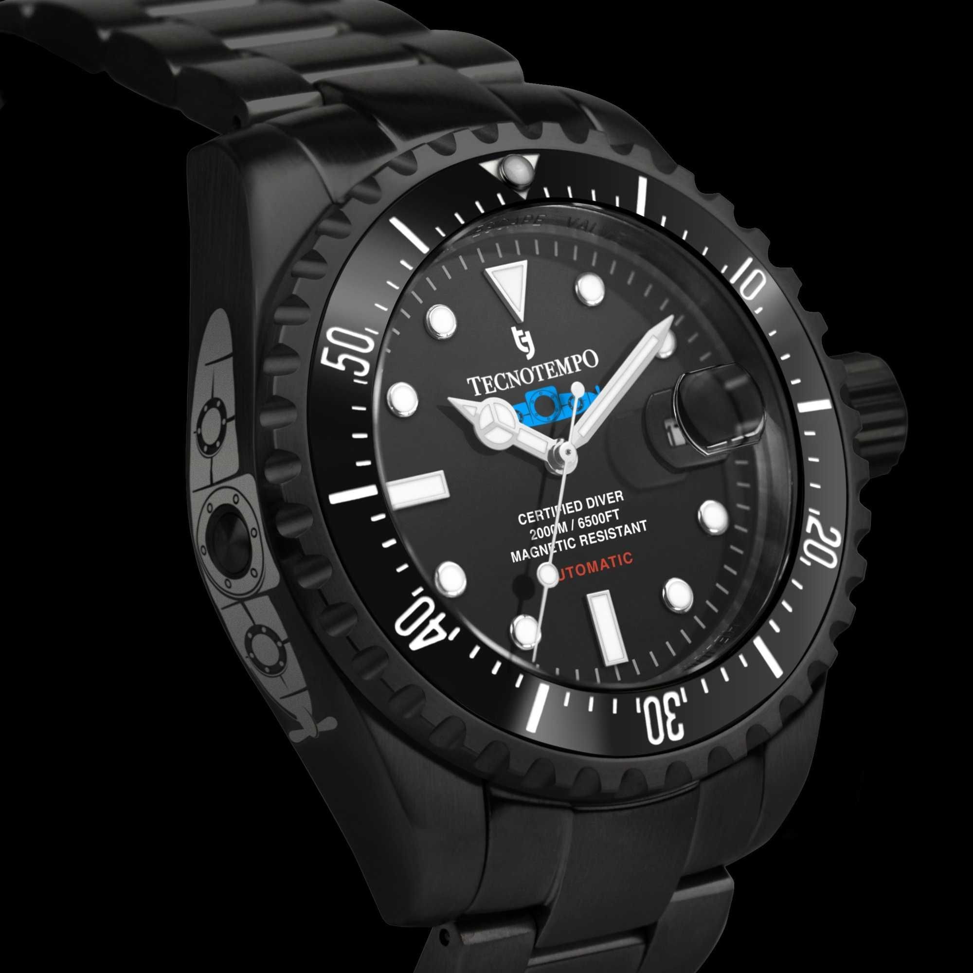 Ceas Tecnotempo - Professional Diver WR 2000M "Blue Submarine"Barbati