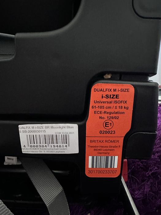 Scaun auto rotativ Britax Romer Dualfix M i-size