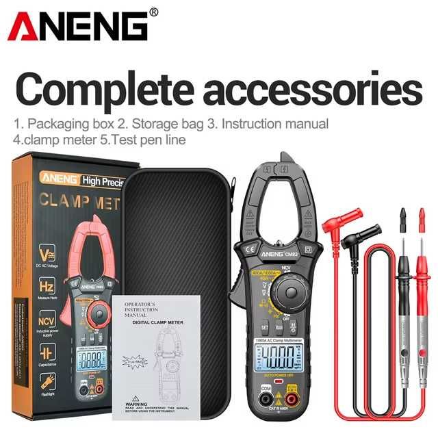 Токовые клещи ANENG-CM83