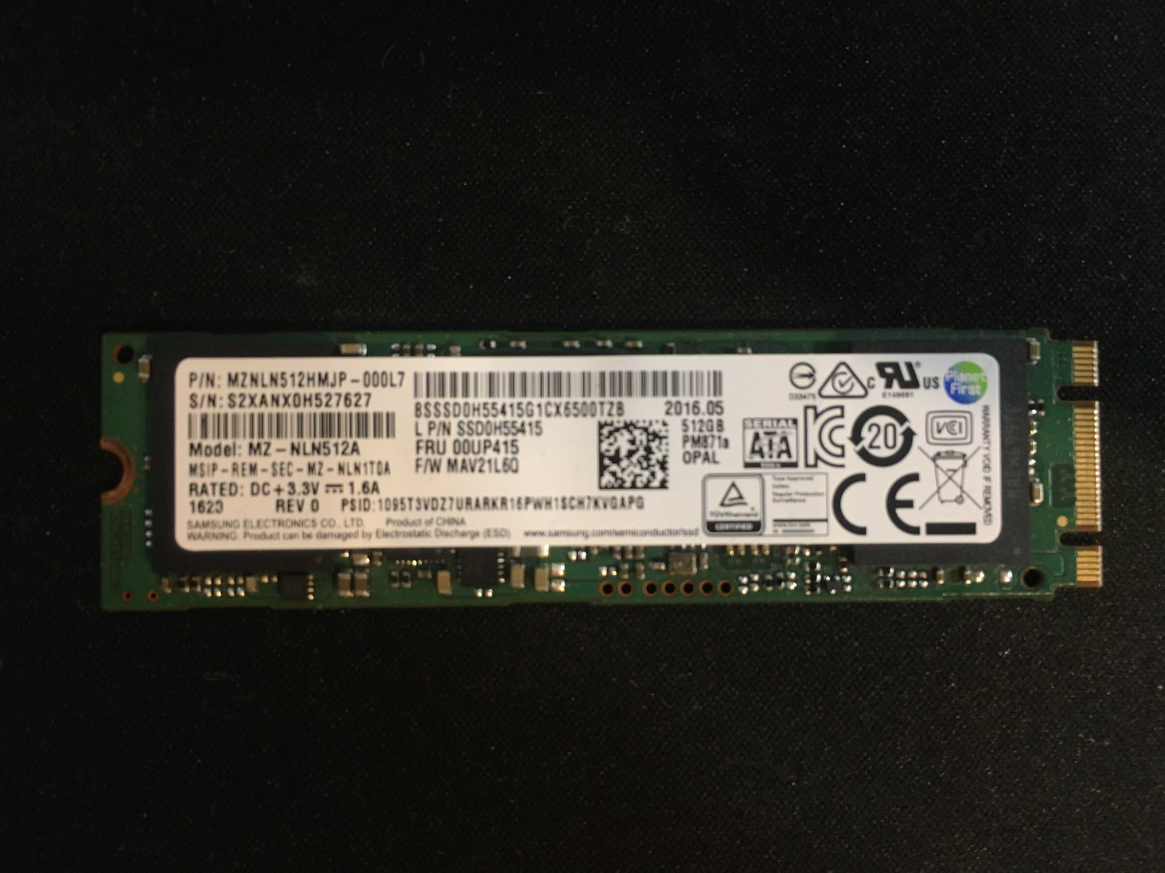 SSD Solid State Drive samsung sandisk sk hynix 512GB M.2 2280 SATA TLC