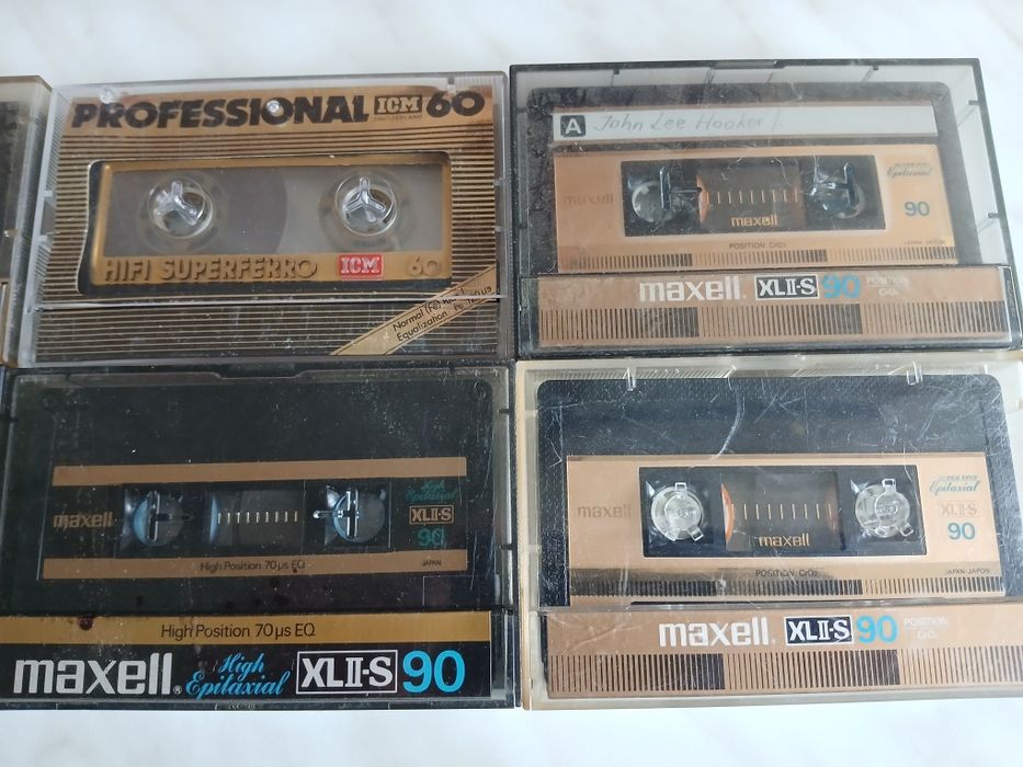 Maxell XLII-S High Epitaxial 90min, Sony UX 90min, ICM Professional 60
