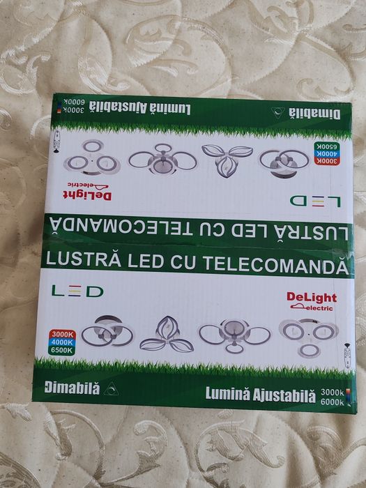 Lustră LED cu telecomandă