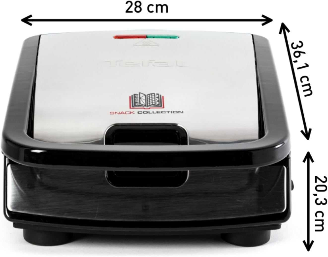 Tefal уред за гофрети и сандвичи, 2 комплекта плочи, Snack SW852D12