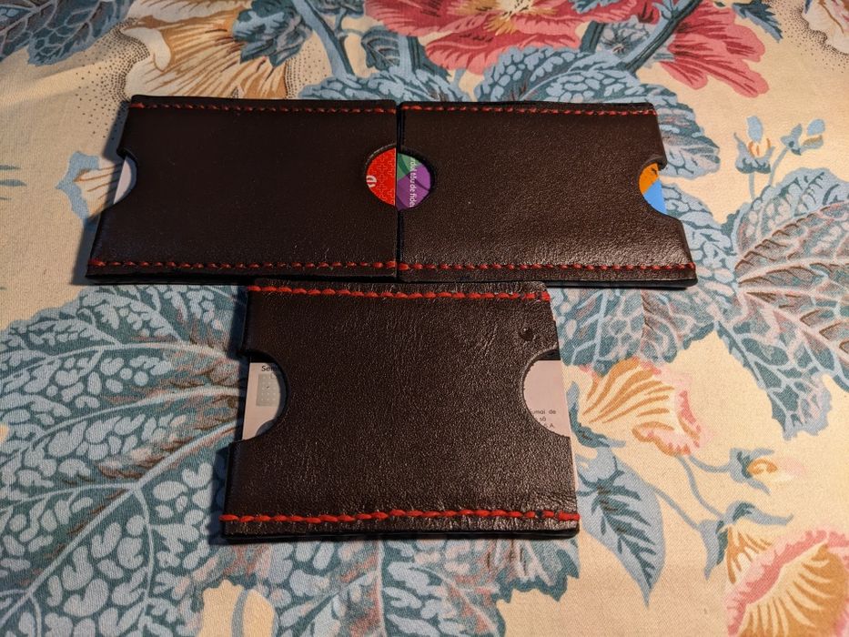 Portofel Slim. Port Card Hand Made Leather