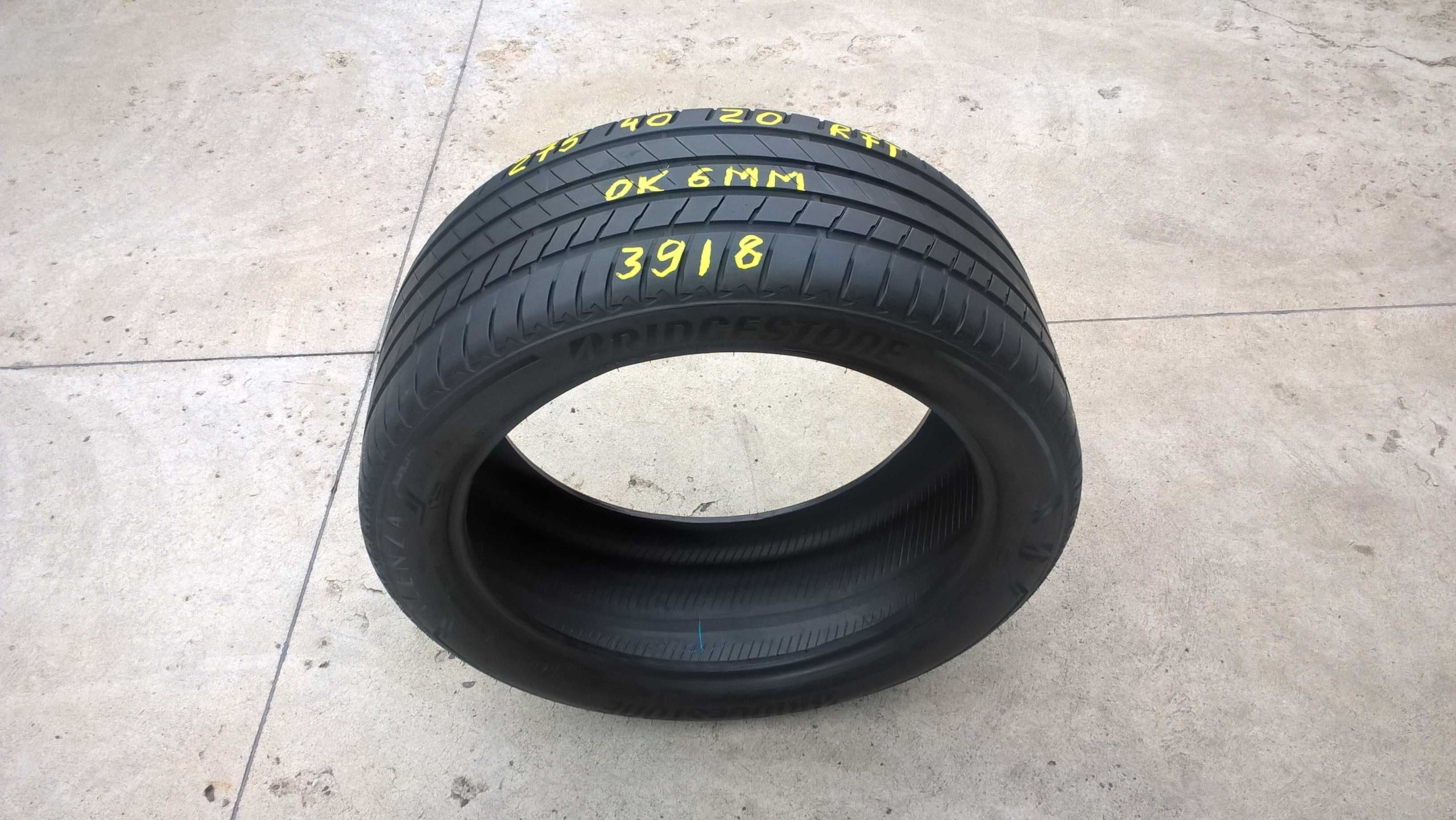 O anvelopa vara 275 40 20 bridgestone alenza 001 run flat 6 mm