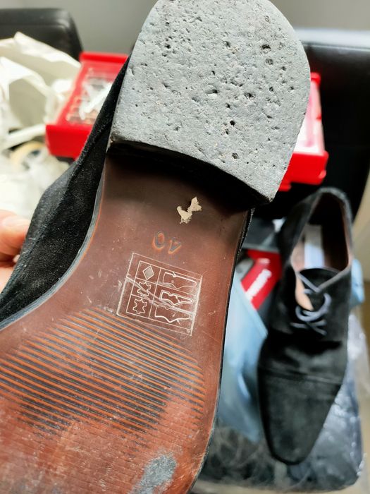 Pantofi barbati piele intoarsa