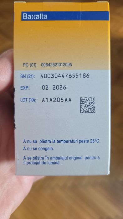 Albumina umana baxalta 200g/l  -6 buc