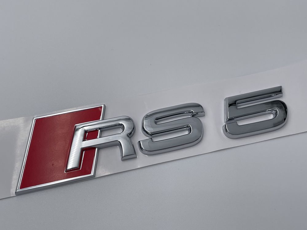 Emblema Audi RS5 spate crom