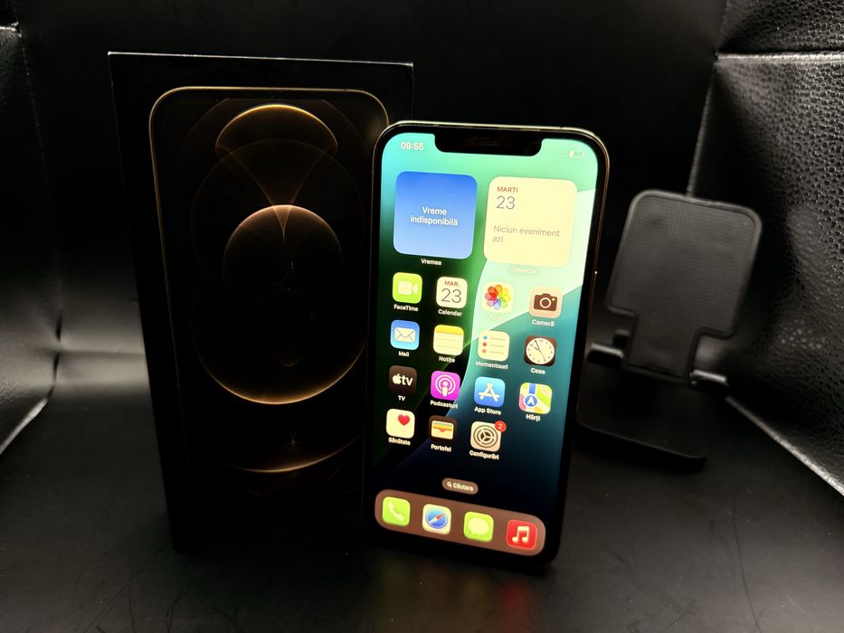 iPhone 12 Pro Max Gold 128GB impecabil
