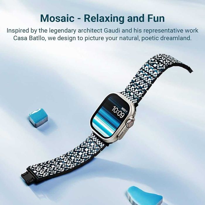 Pitaka Apple Watch Band — Mosaic и Rhapsody 42-49мм. Есть доставка