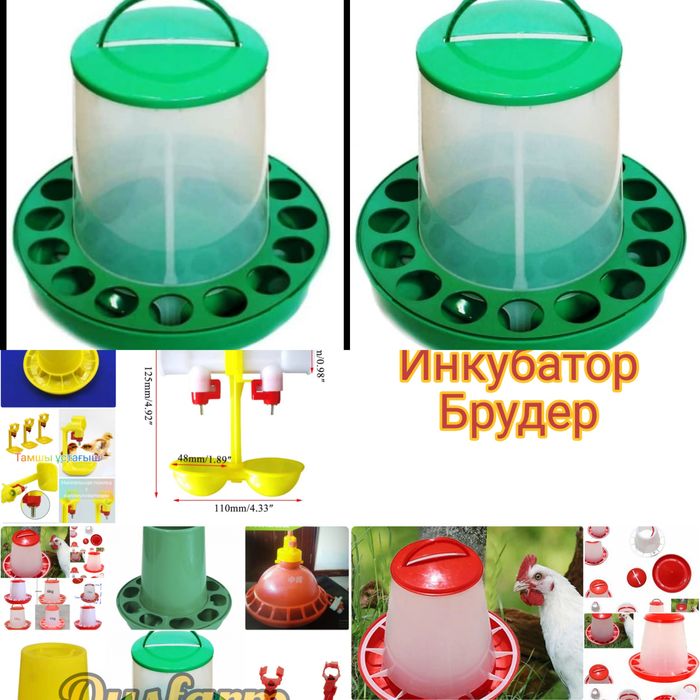 Кормушка бункерная для взрослых кур утята гусят