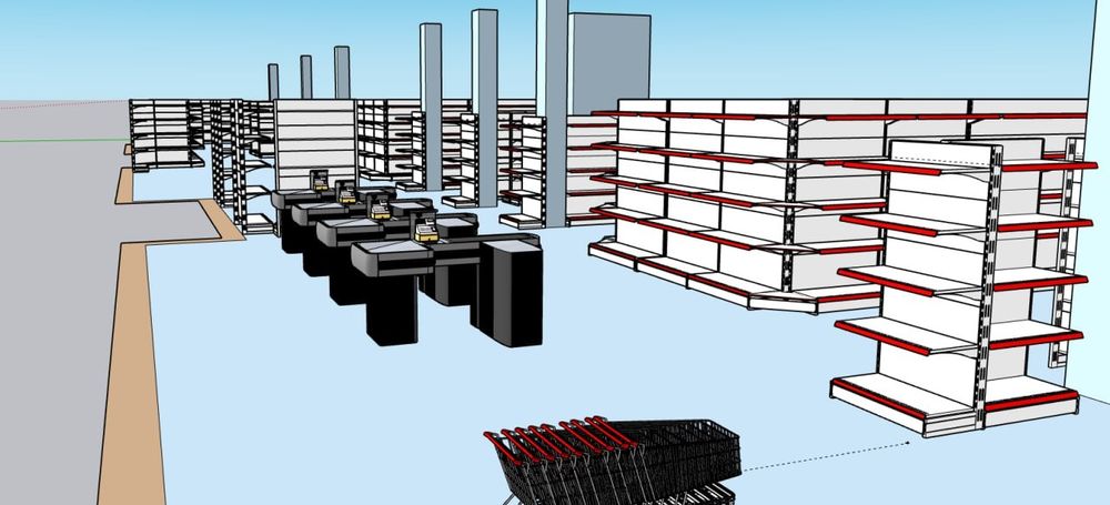 Tokcha, Stelaj, polka, Стеллажи металлический, vitrina, prilavkalar