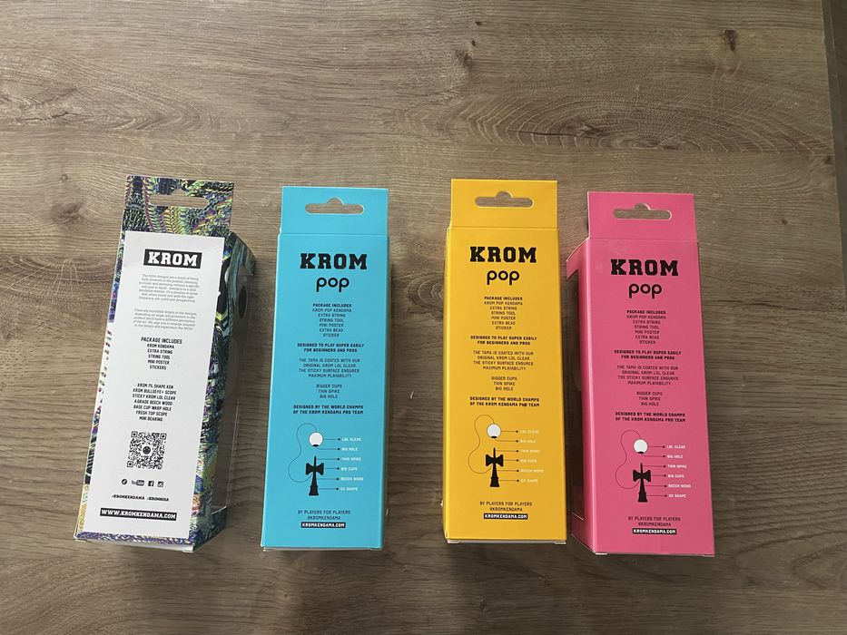 Kendama krom pop