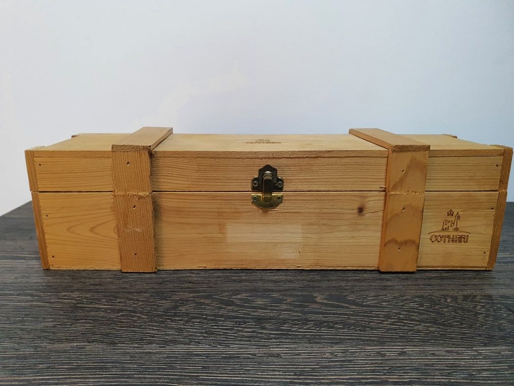 Cutie lemn pentru vin sau depozitare obiecte
