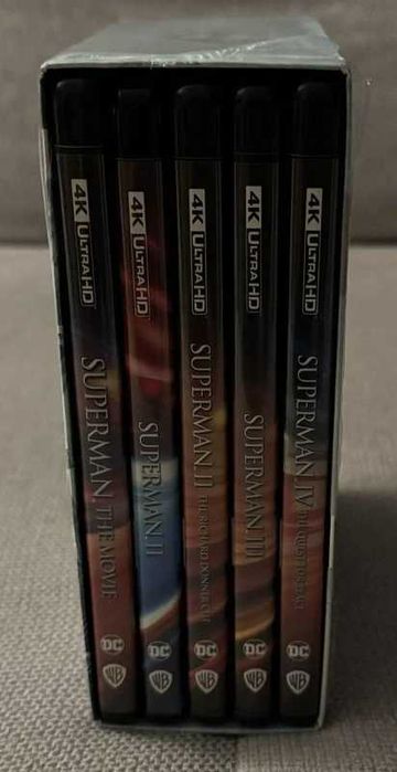 Colectia Superman 5 Filme Ultra HD 4K Blu-ray Box Set Ca Noi
