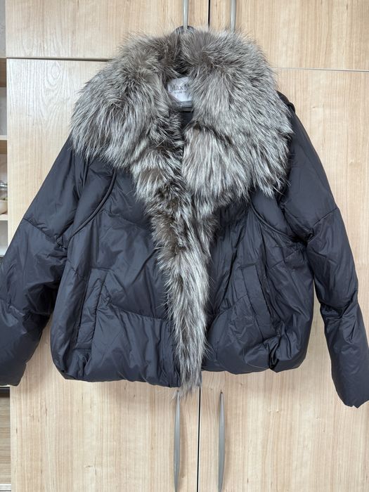 Куртка с мехом теплая