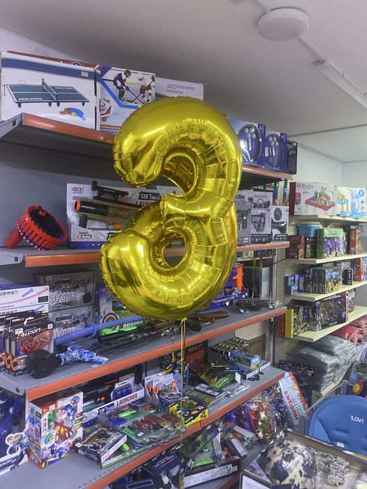 Продам шар гелиевый цифры 3и6