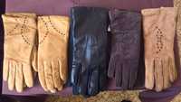 дамски ръкавици от естествена кожа