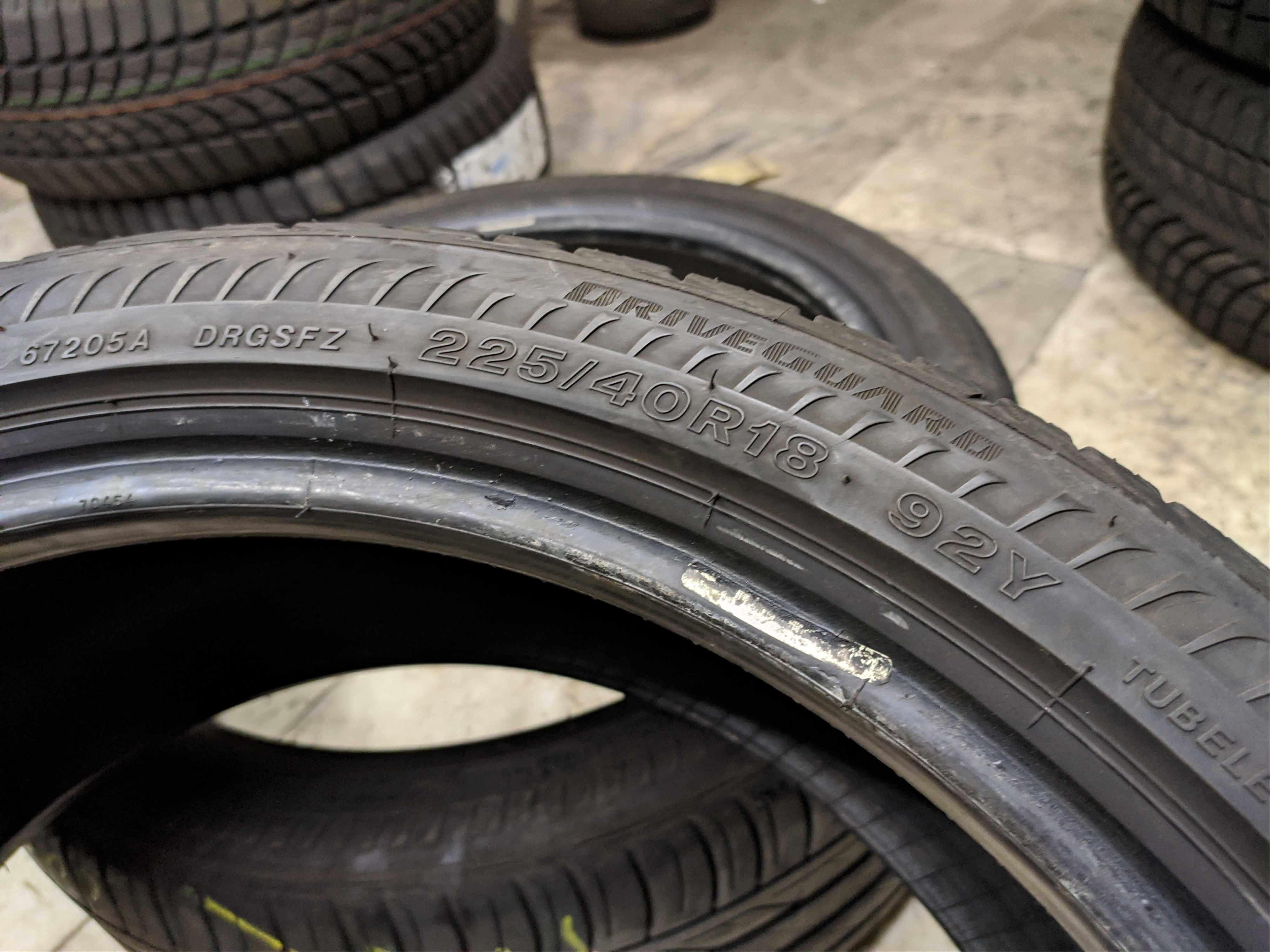 4бр Летни Гуми 225 40 18 - Bridgestone Runflat