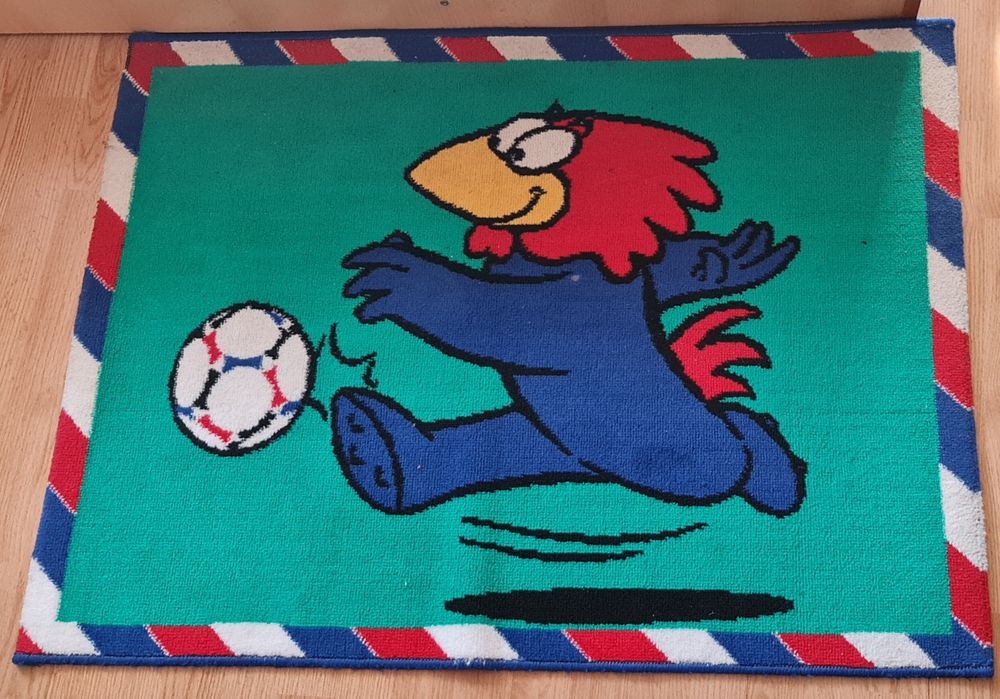 Covor camera copii Franta cocos fotbal 108x 80 cm.